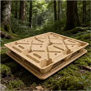 Double Deck Compressed Wood Pallet