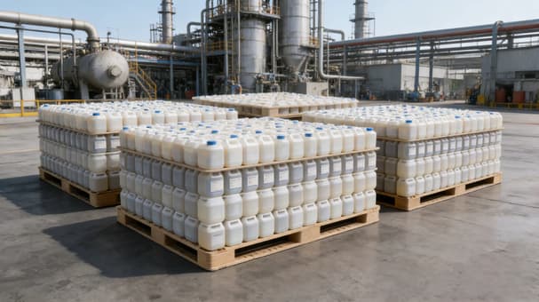 Molded Wood Pallets for Chemical Metal Container Storage and Transportation