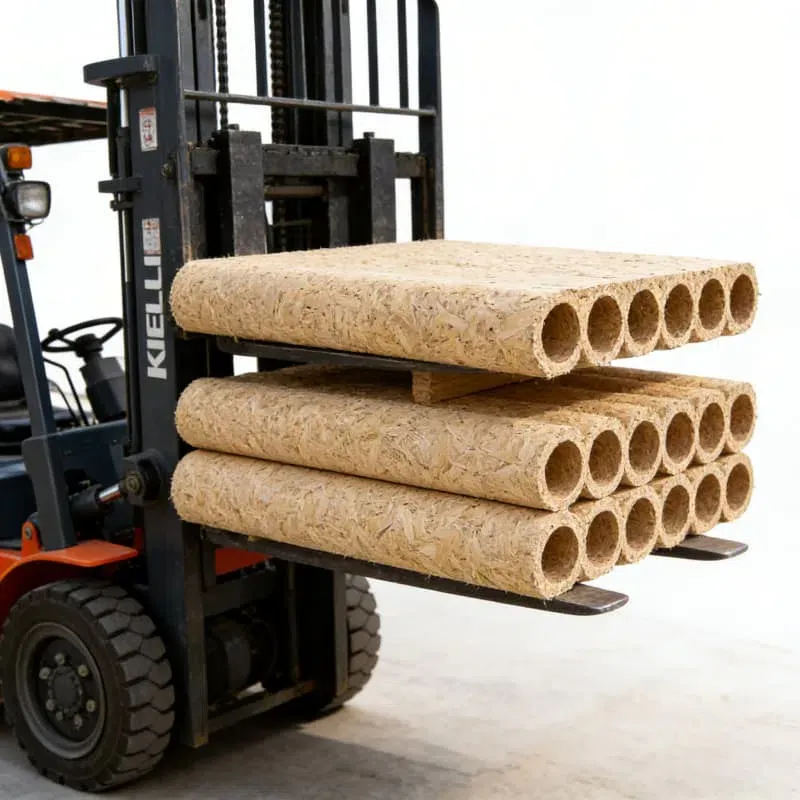 Tablero de aglomerado hueco de superficie plana