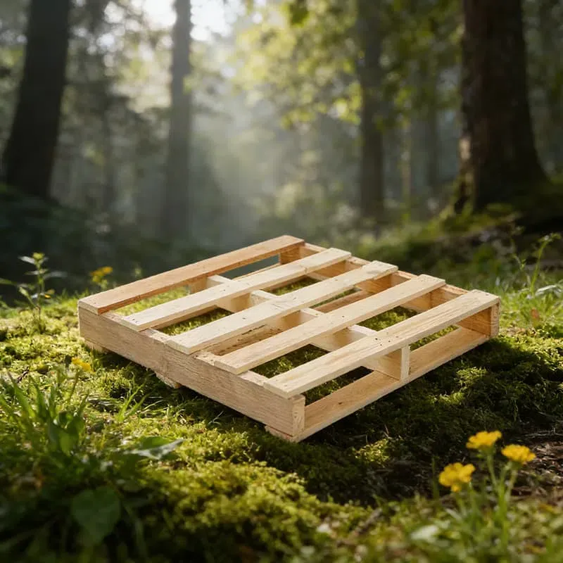 Bloque de palets de madera