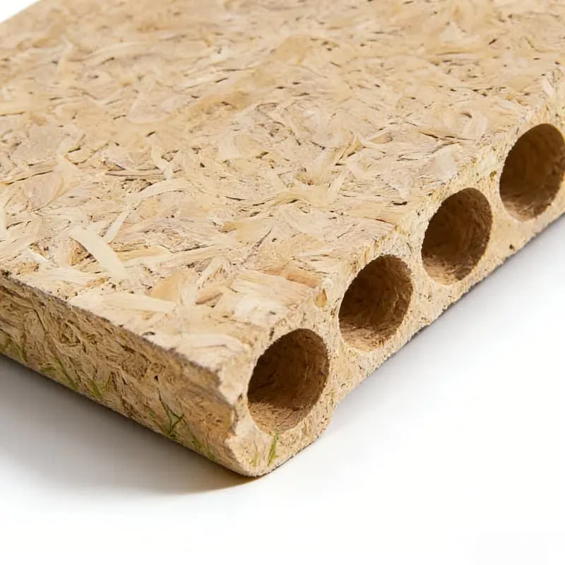 Tablero de aglomerado hueco con núcleo de madera