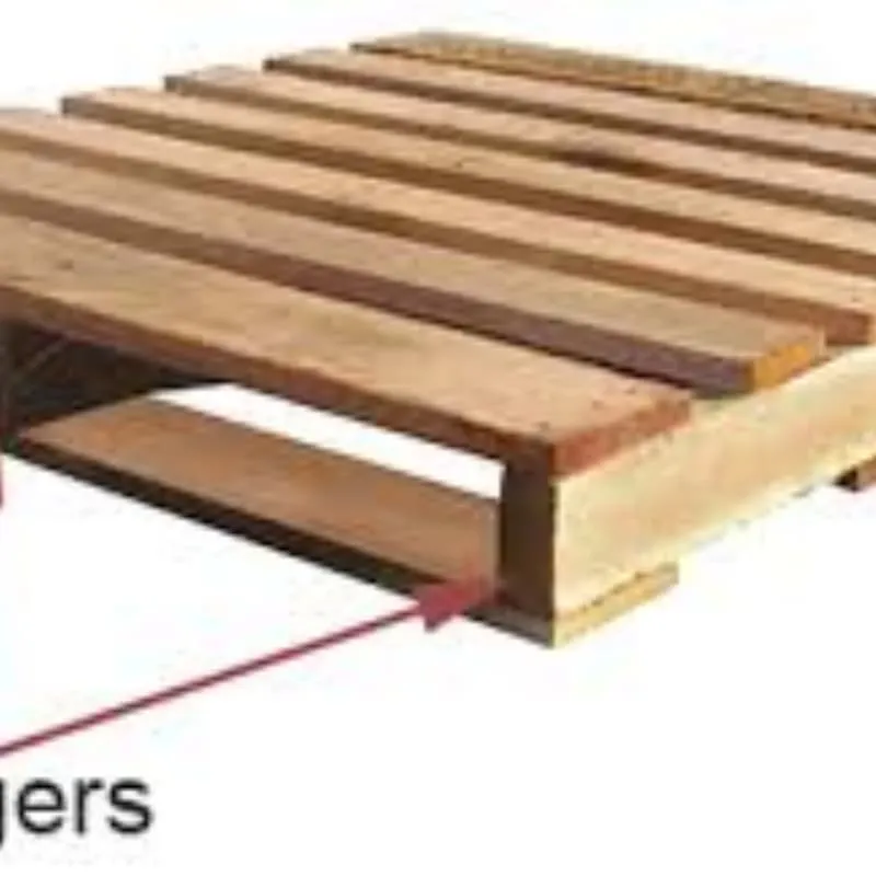 Palet de bloques de madera