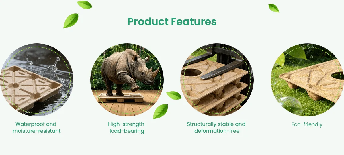 Palet de madera prensada de alta resistencia