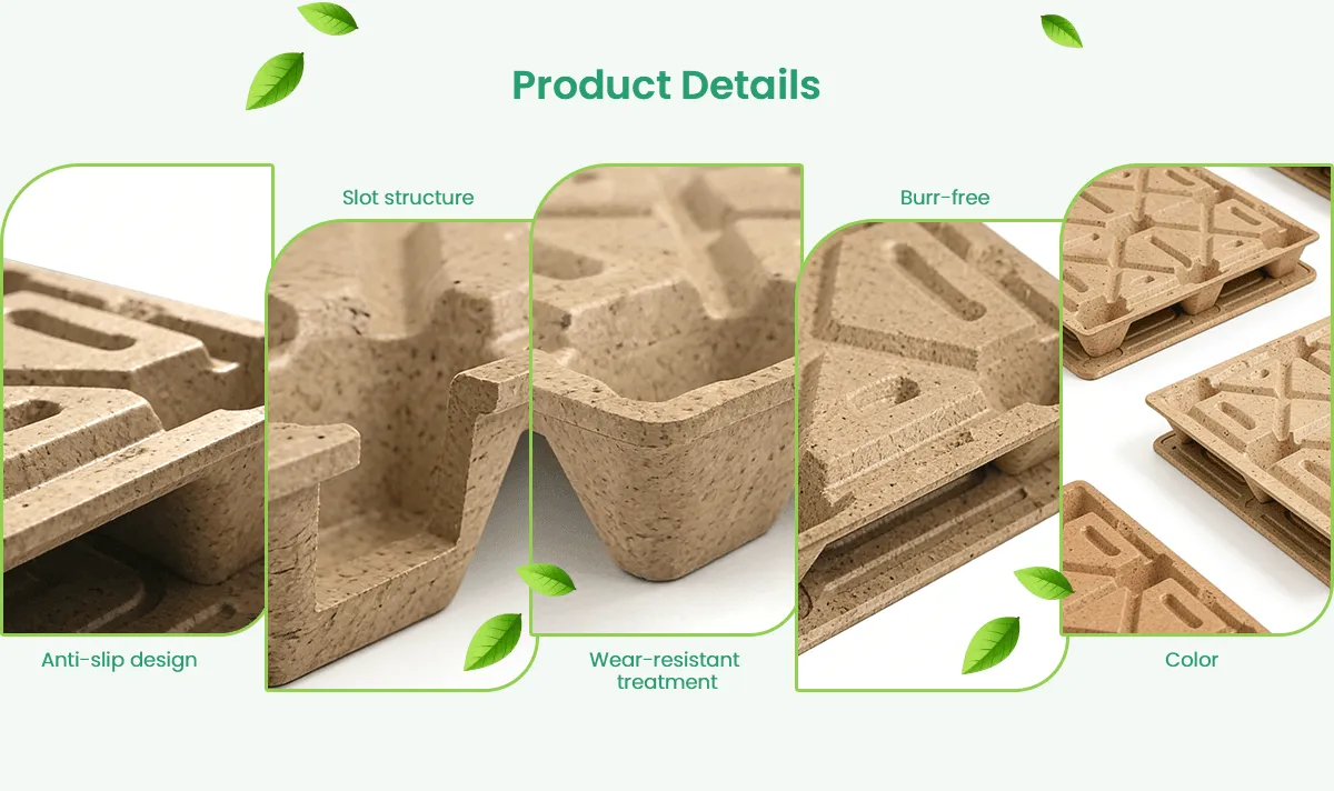 Palet de madera prensada industrial