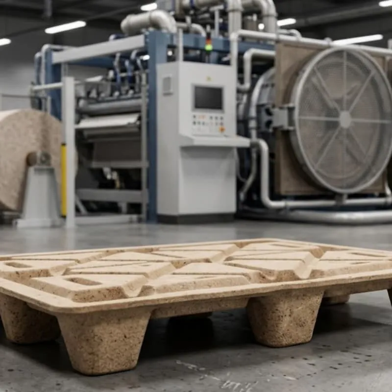 Palet de madera moldeada duradera