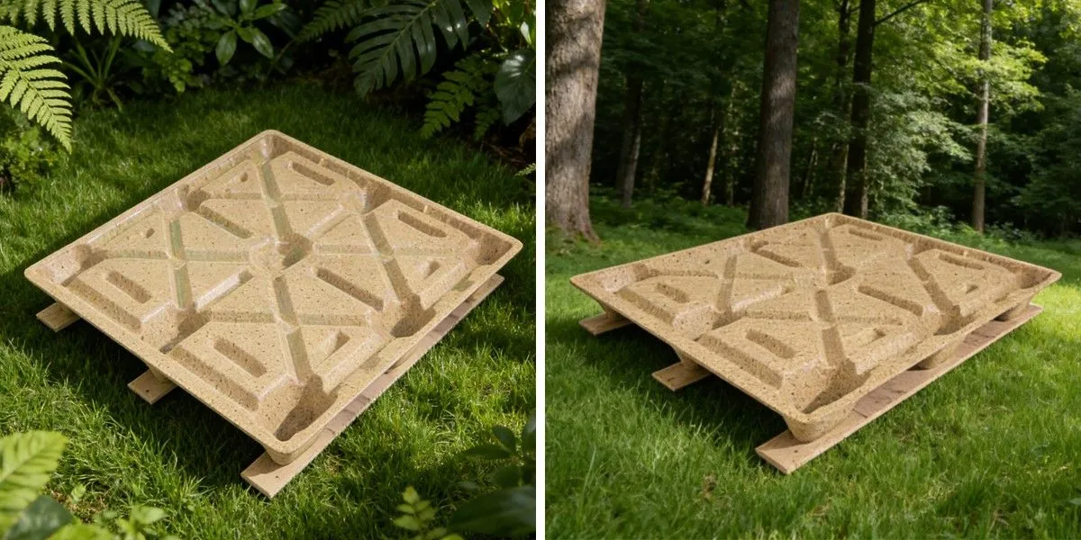 Palet de madera comprimida de Chuan Design