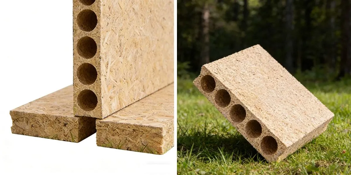 Tablero de aglomerado hueco de superficie plana