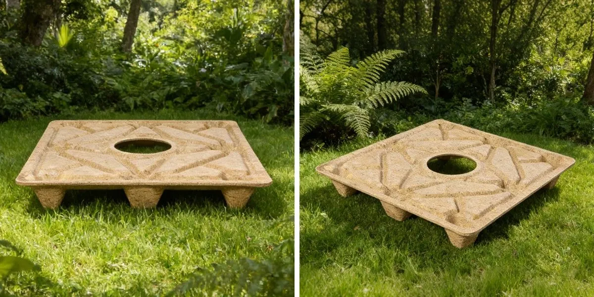 Palet de madera comprimida especial