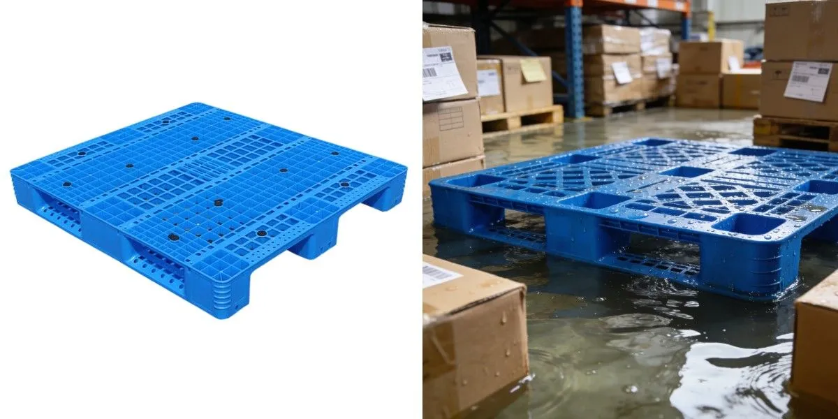 Palés de envío de plástico