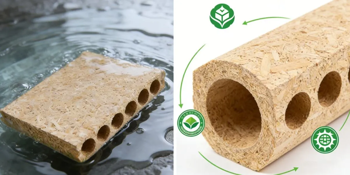 Tablero de núcleo hueco liviano