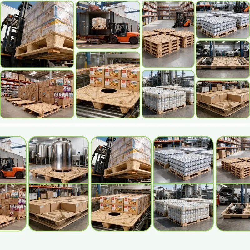 Bloque de paleta de madera