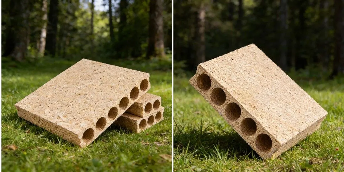 Maquinaria para tableros tubulares de aglomerado