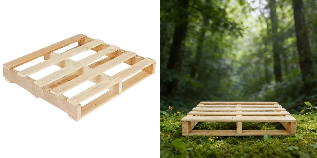 Bloque de palets de madera