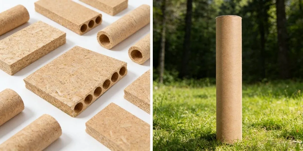 Tablero de núcleo tubular