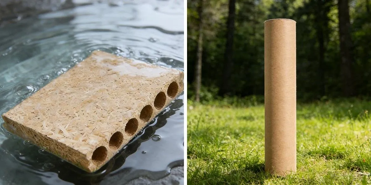 Tablero de aglomerado hueco de alta resistencia